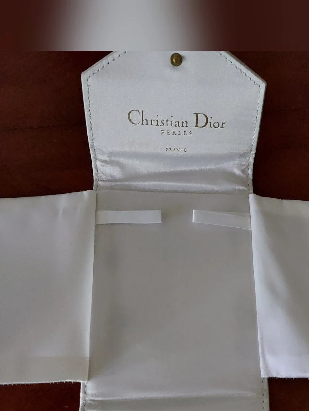 Rare Vintage Christian Dior "Perles" Velvet Jewelry Pouch Set (2 Sizes) - Picture 11 of 16